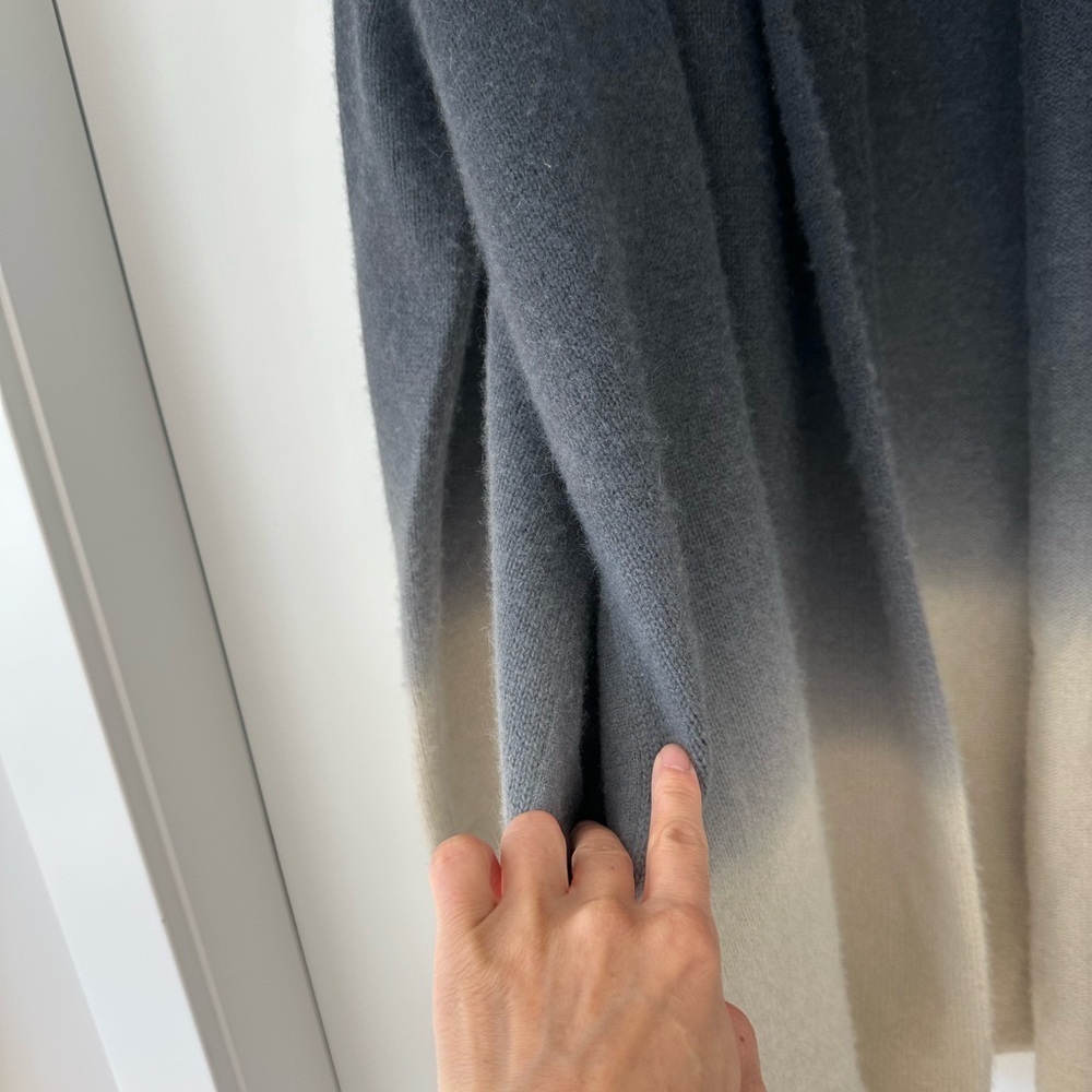 Frenckenberger Nobel Frost XL Ombré Cashmere Cardigan - Picture 4 of 5
